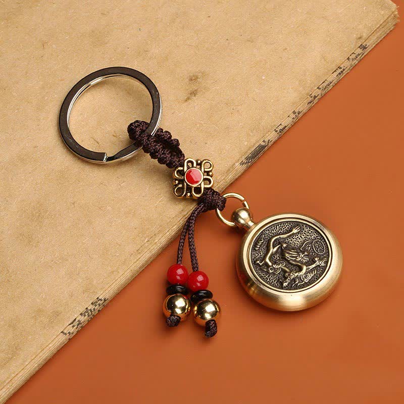 Wear FengShui 12 Chinese Zodiac Blessing Wealth Fortune Keychain