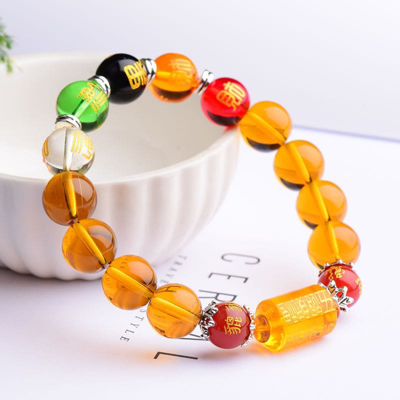 Wear FengShui Natural Citrine Fortune Happiness Bracelet