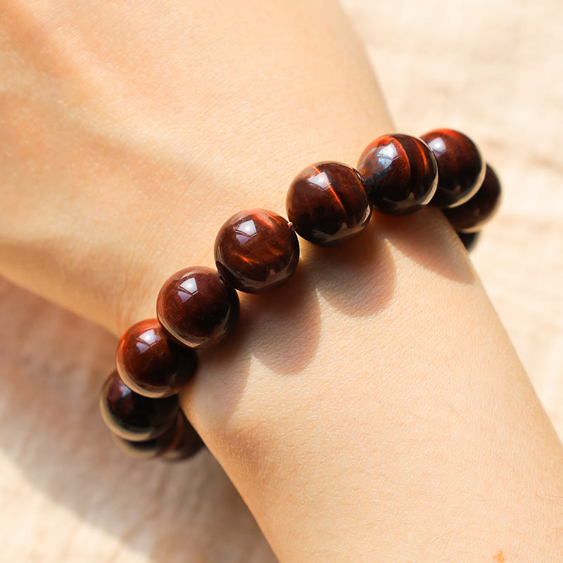 Wear FengShui Natural Tiger Eye Healing Bead Bracelet