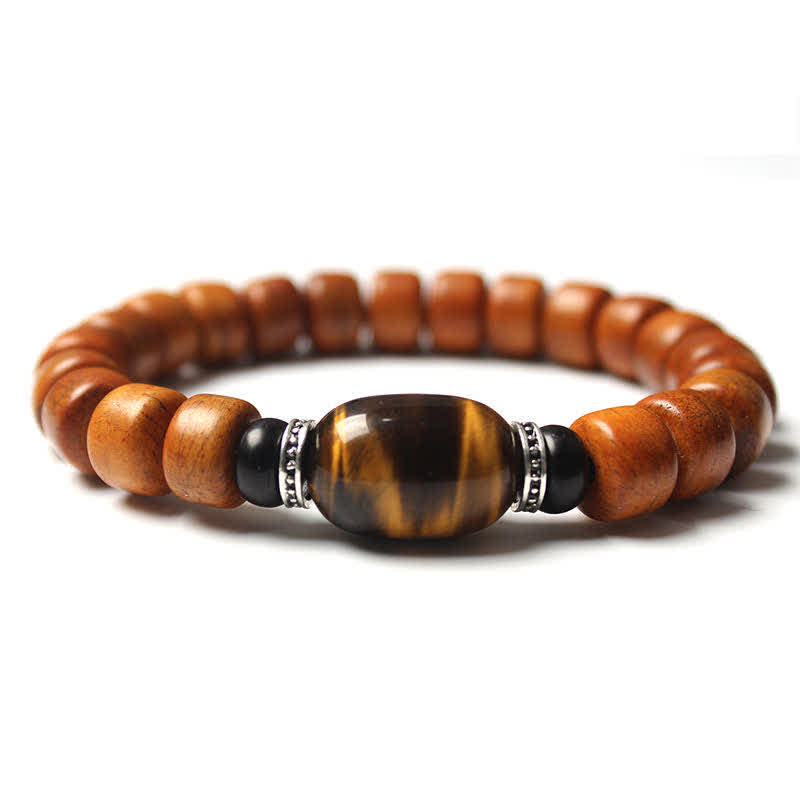 Wear FengShui Tibetan Bone Beads Om Mani Padme Hum Strength Bracelet