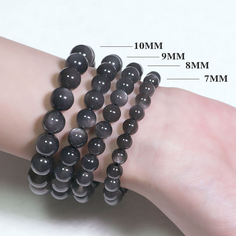 Wear FengShui Natural Moonstone Positive Love Beads Bracelet