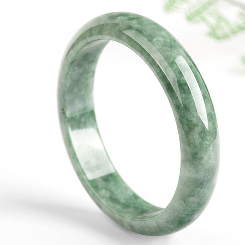 Wear FengShui Natural Jade Luck Wealth Bangle Bracelet