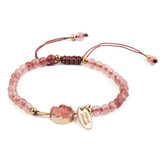 Wear FengShui Natural Crystal Charm Lucky Healing Bracelet