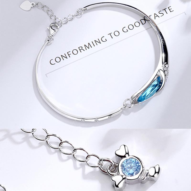 Wear FengShui 925 Silver Plated Copper 12 Constellations of the Zodiac Charm Bracelet