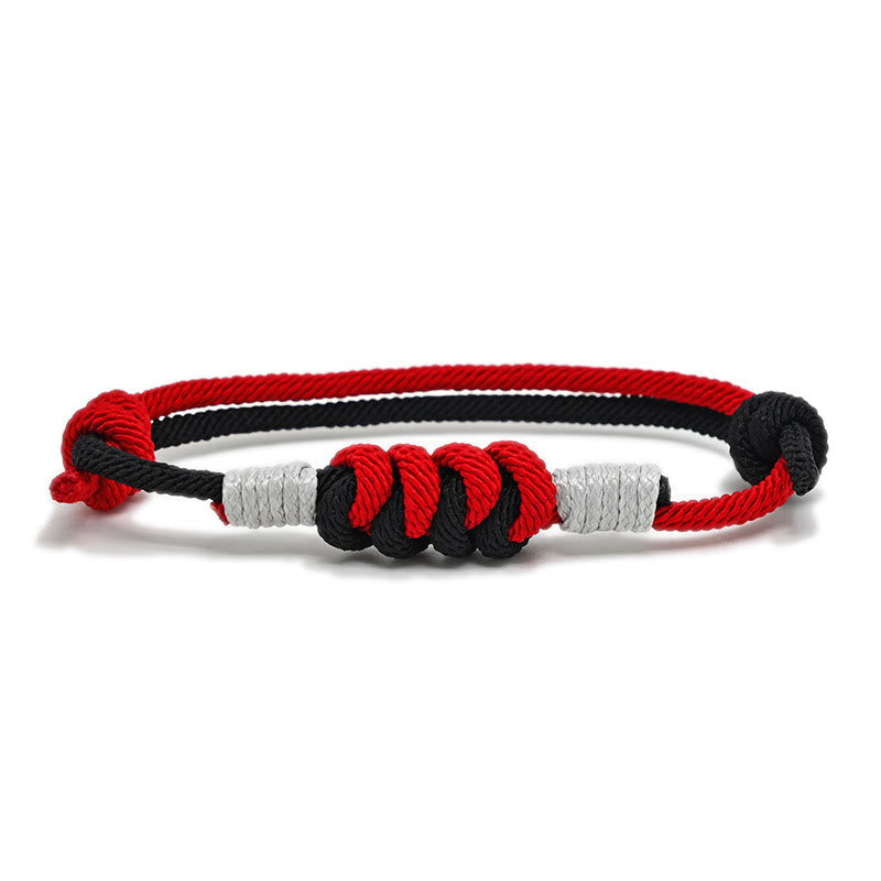Wear FengShui Simple Design King Kong Knot Strength Braid String Bracelet