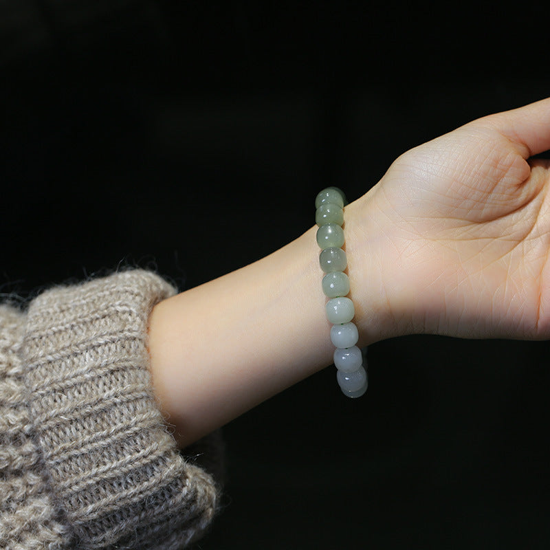 Wear FengShui Gradient Jade Luck Blessing Bracelet