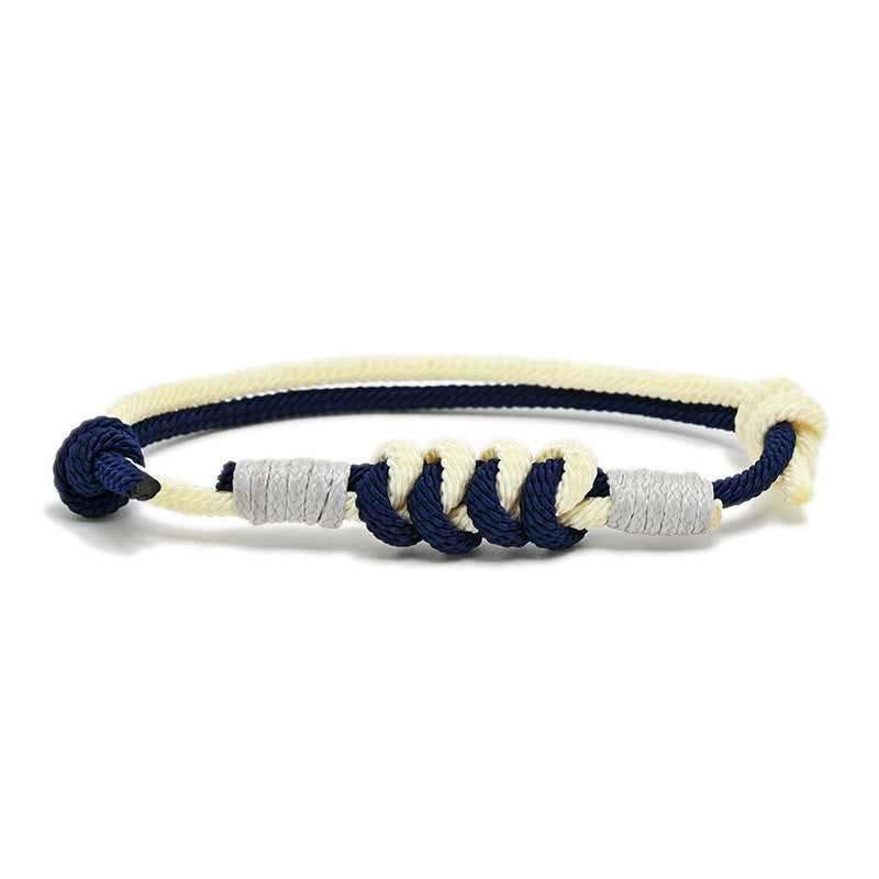 Wear FengShui Simple Design King Kong Knot Strength Braid String Bracelet