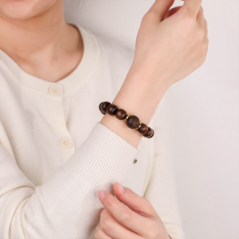 Wear FengShui Natural Rosewood Compassion Bracelet