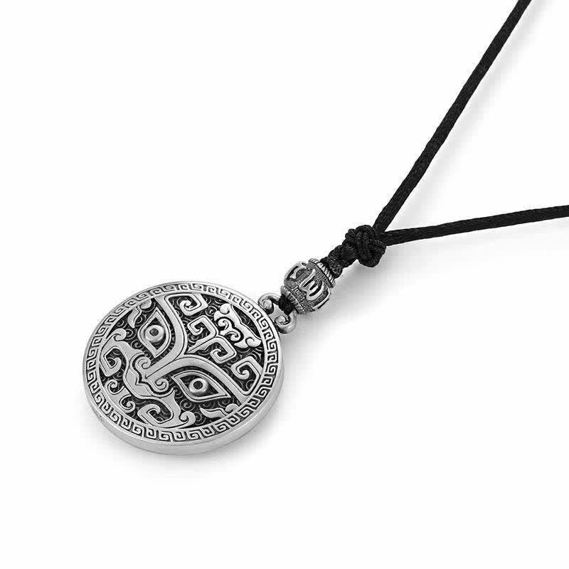 Wear FengShui Lucky FengShui Mythological Creature Taotie Wealth Necklace Pendant