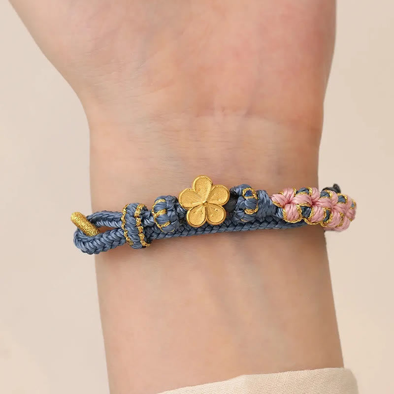 Wear FengShui Peach Blossom Design Wealth String Bracelet