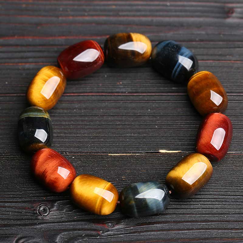 Wear FengShui Natural Tiger Eye Healing Protection Bracelet