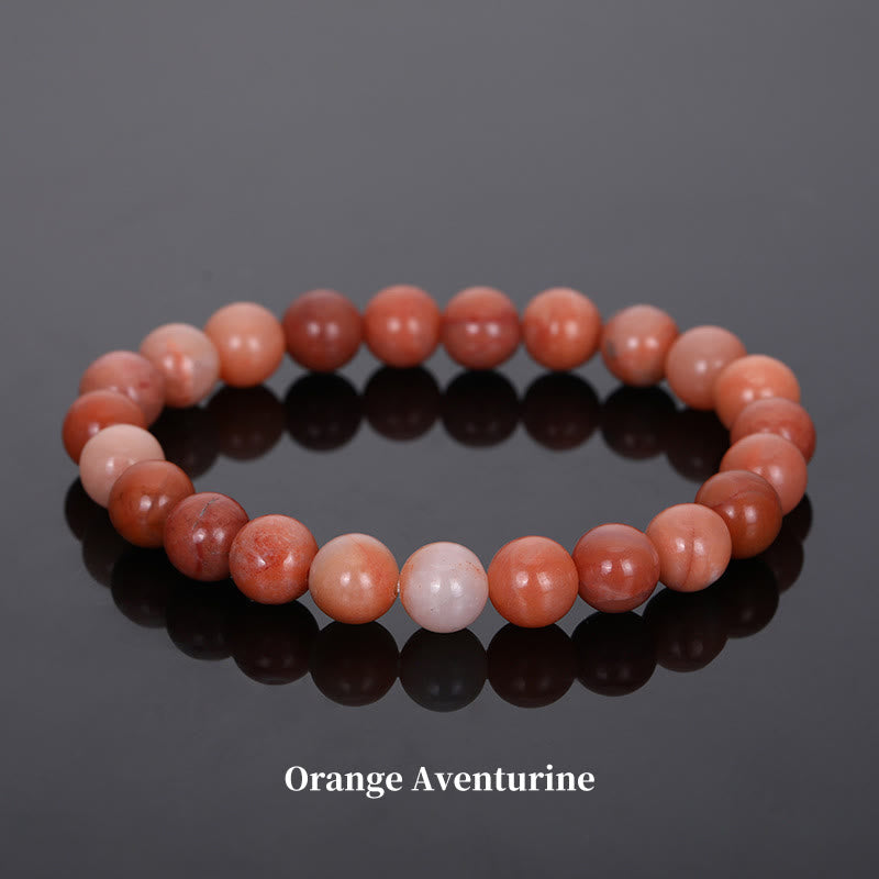 Wear FengShui Natural Stone Quartz Healing Beads Bracelet