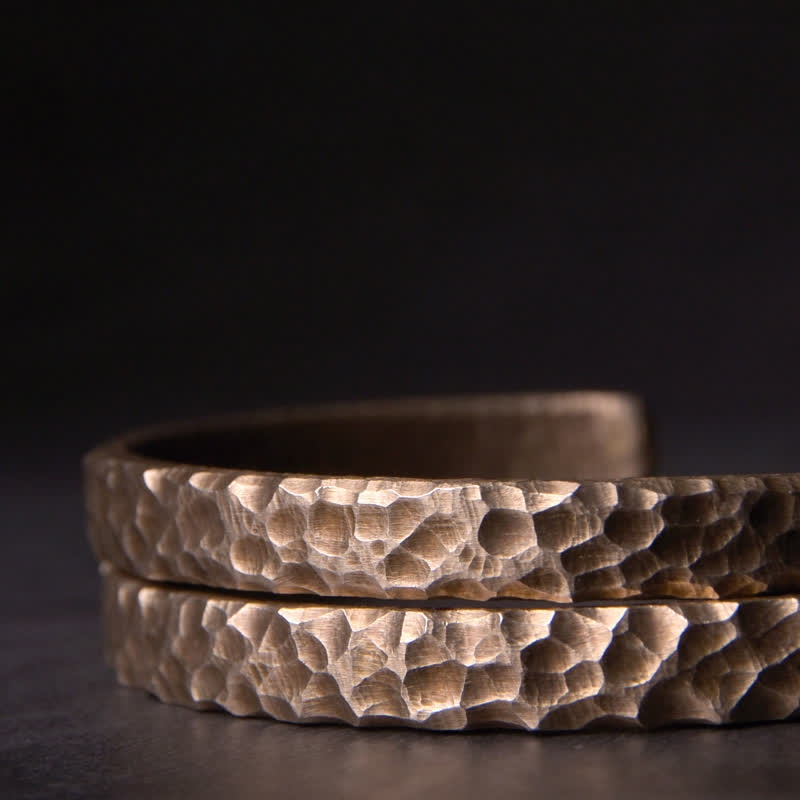 Wear FengShui Simple Design Copper Wealth Cuff Bracelet
