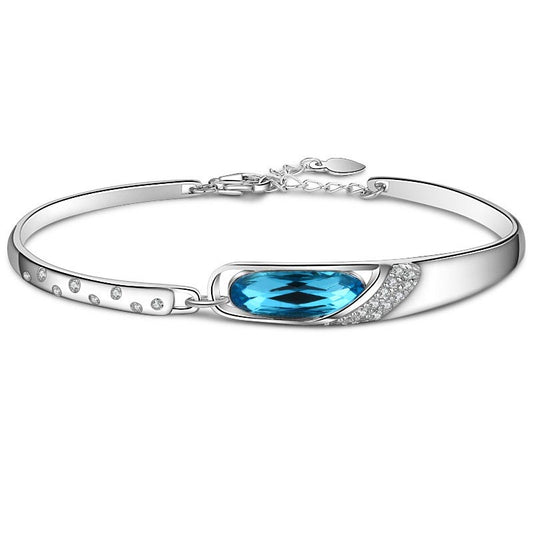Wear FengShui 925 Silver Plated Copper 12 Constellations of the Zodiac Charm Bracelet