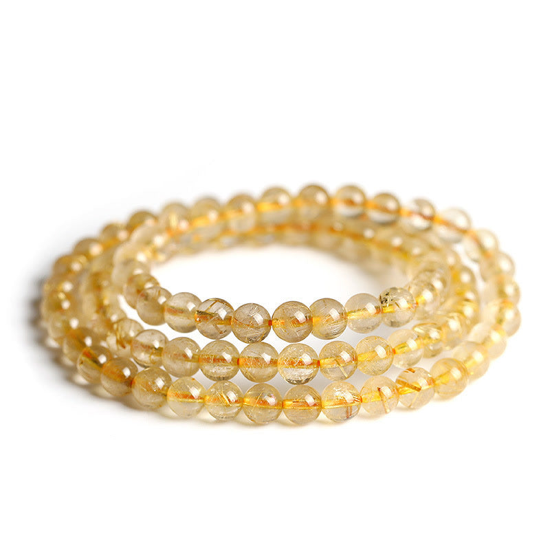 Wear FengShui Natural Citrine Prosperity Protection Bracelet