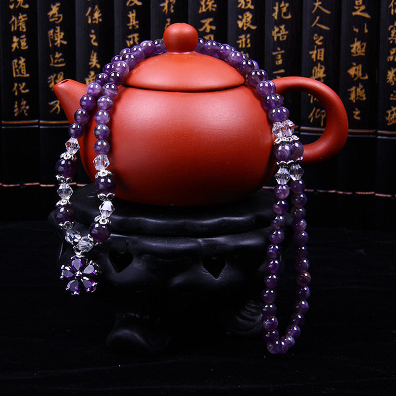Wear FengShui Tibetan Amethyst Blessing Bracelet