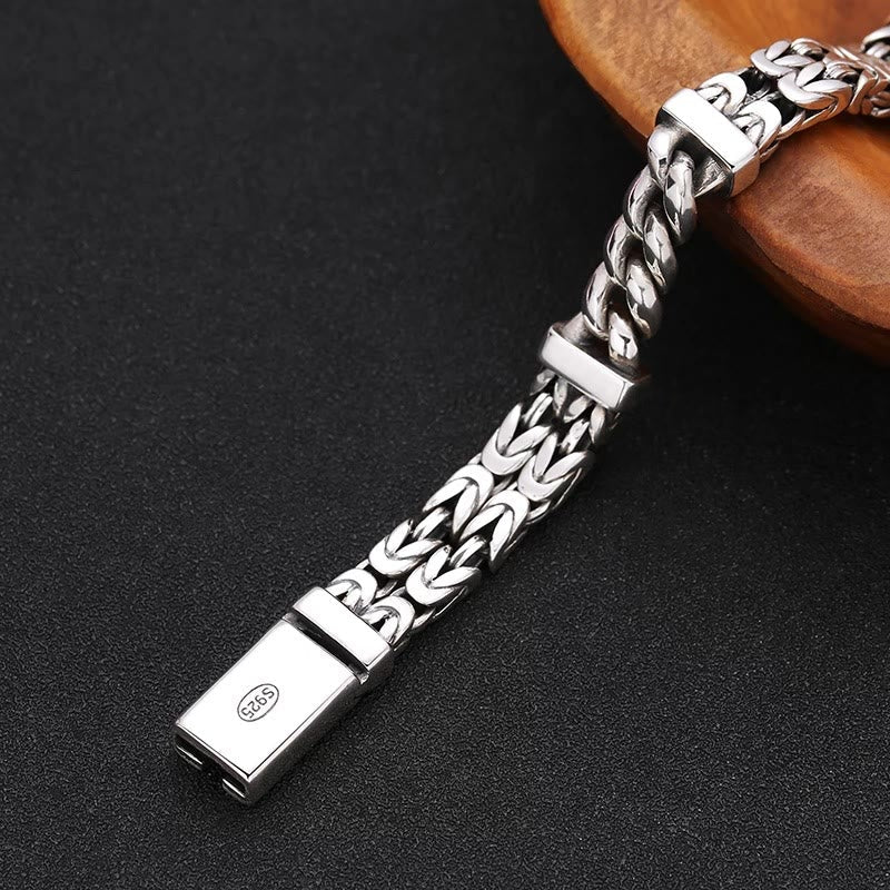 Wear FengShui Retro Chain Pattern Luck Healing Bracelet