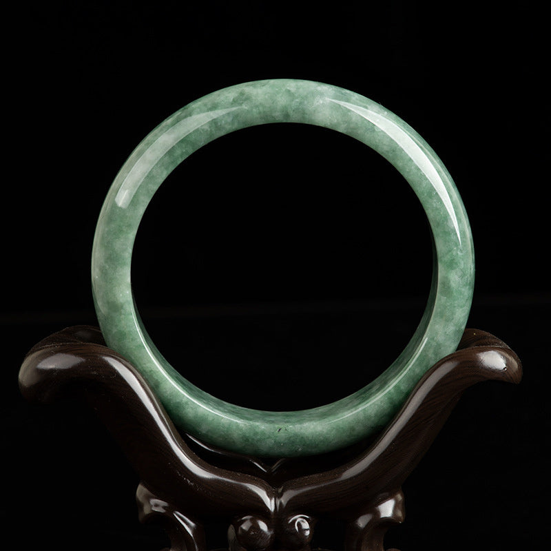 Wear FengShui Natural Jade Luck Wealth Bangle Bracelet