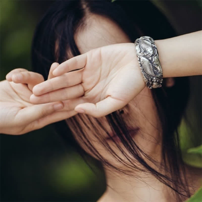 Wear FengShui Wear FengShui Koi Fish Lotus Luck Wealth Bracelet Bangle