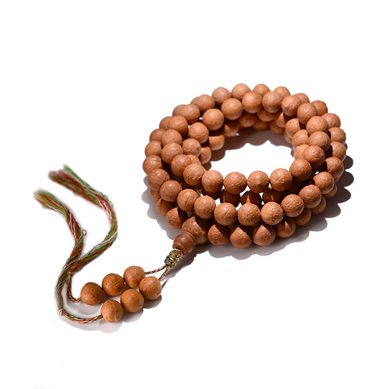 Wear FengShui 108 Mala Beads Nepal Bodhi Seed Luck Wealth Tassel Bracelet
