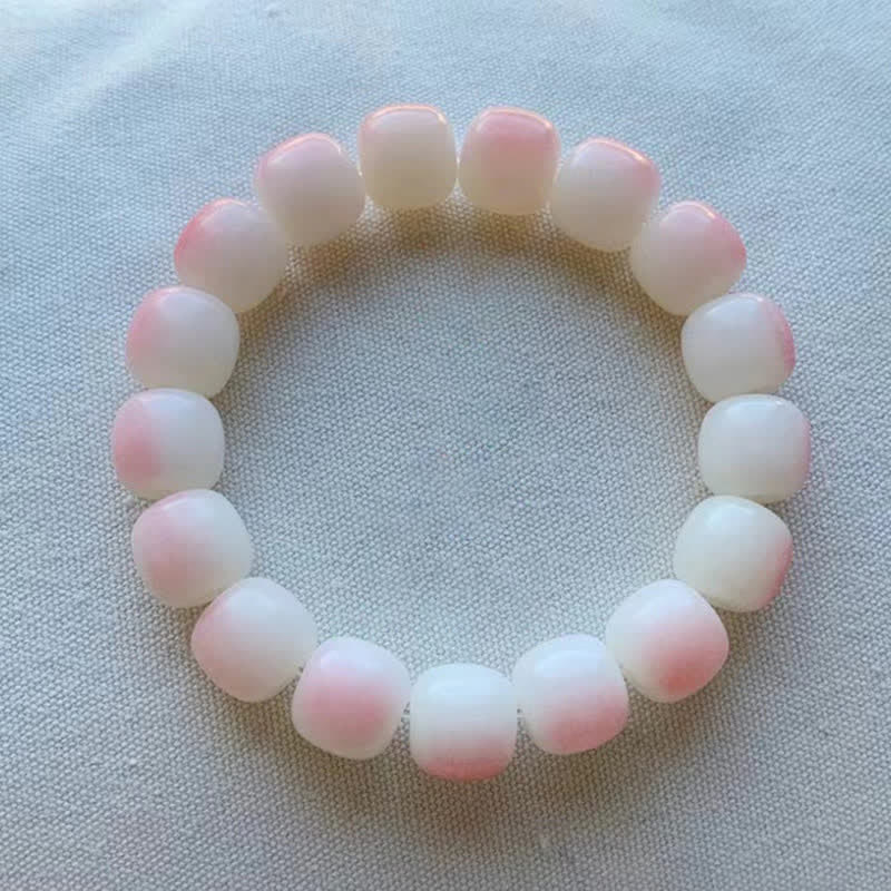 Wear FengShui Natural Bodhi Seed Lovely Paw Lucky Cat Paw Peace Bracelet