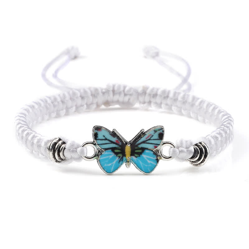 Wear FengShui Butterfly Freedom Love String Charm Bracelet