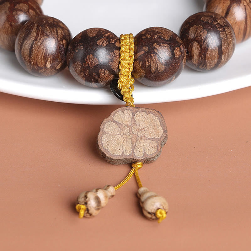 Wear FengShui Plum Blossom Wood Inner Peace Bracelet