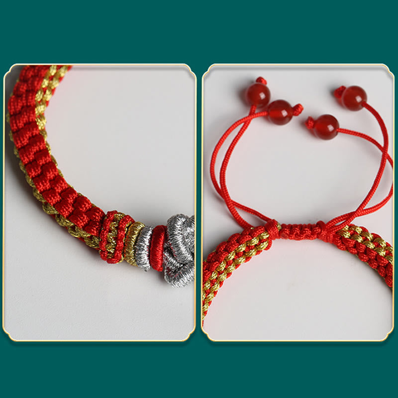 Wear FengShui Colorful Rope True Love Knot Luck Handmade Bracelet