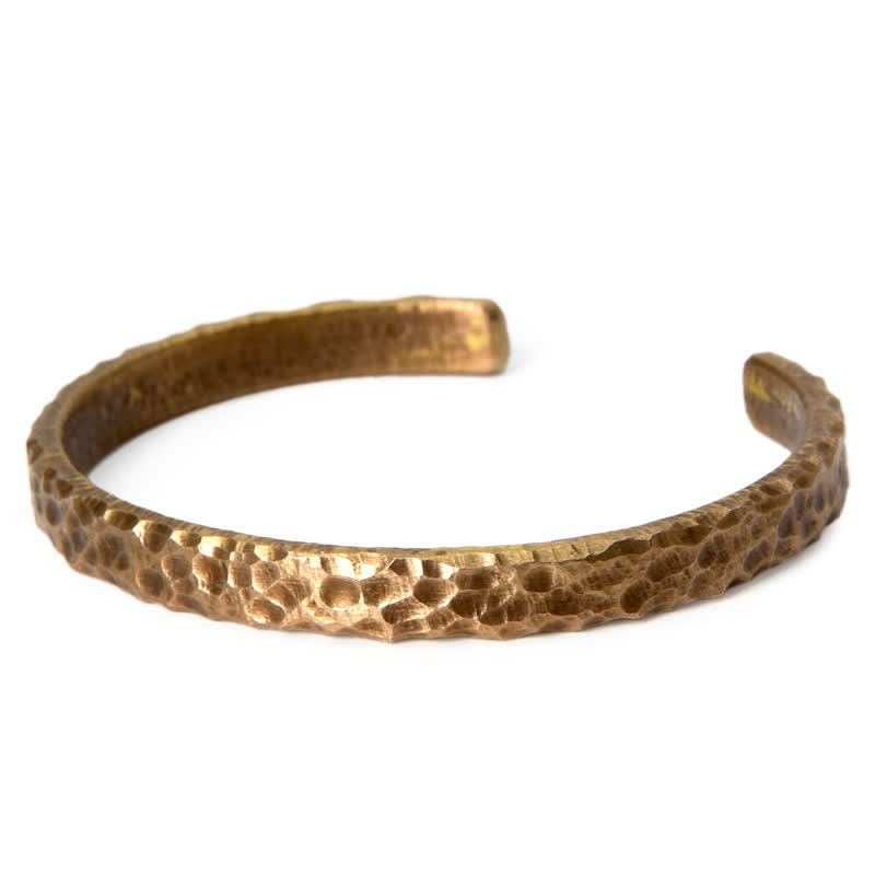 Wear FengShui Simple Design Copper Wealth Cuff Bracelet
