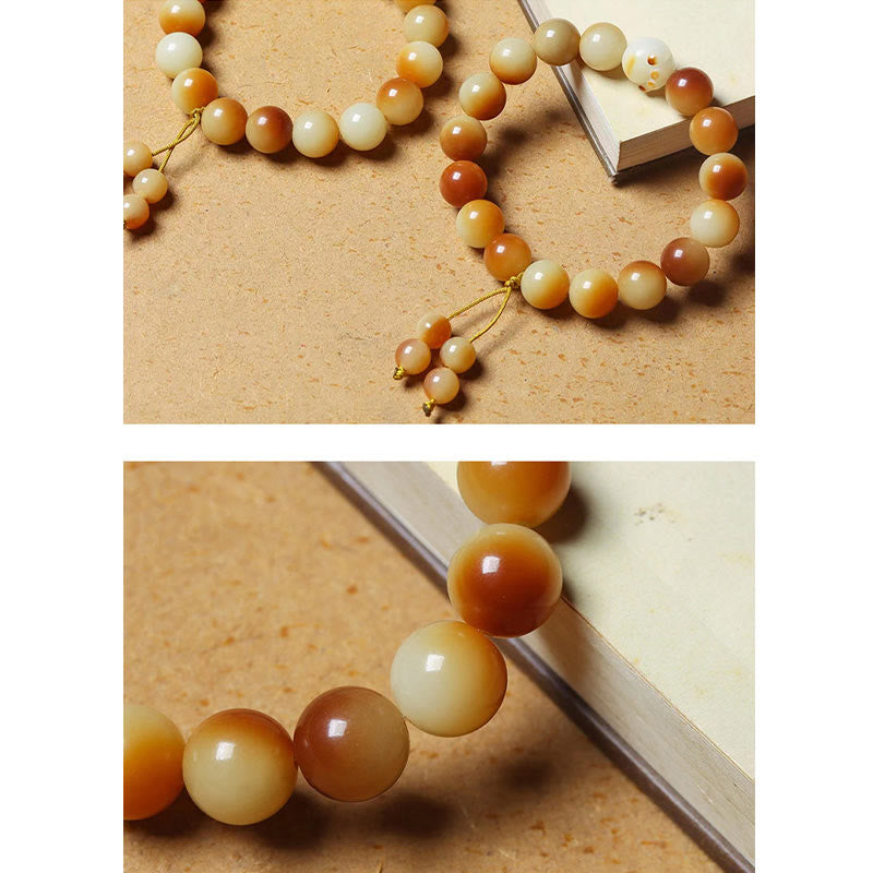 Wear FengShui Natural Bodhi Seed Lovely Paw Claw Peace Wisdom Bracelet