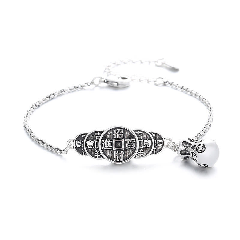 Wear FengShui Copper Coin Money Bag Wealth Bracelet