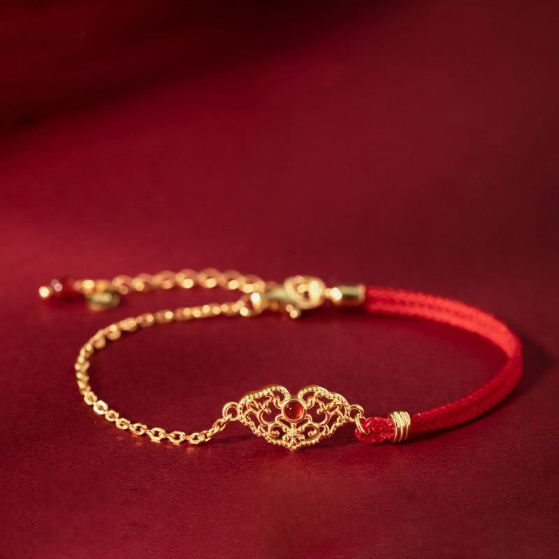 Wear FengShui Lock of Good Wishes Luck Strength Chain Bracelet