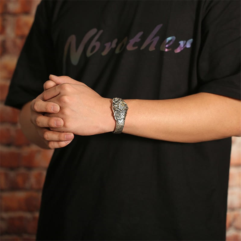 Wear FengShui Tibetan Garuda Bird Wisdom Protection Bracelet Bangle