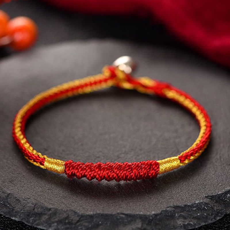 Wear FengShui Tibetan Handmade Braid Luck String Protection Bracelet