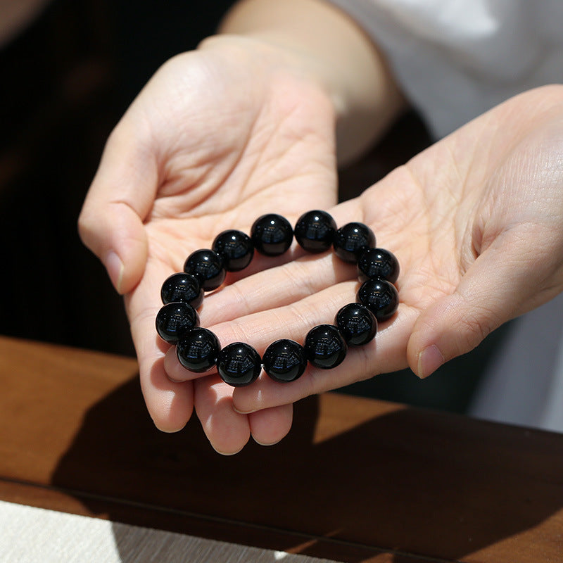 Wear FengShui Natural Black Onyx Fortune Bracelet