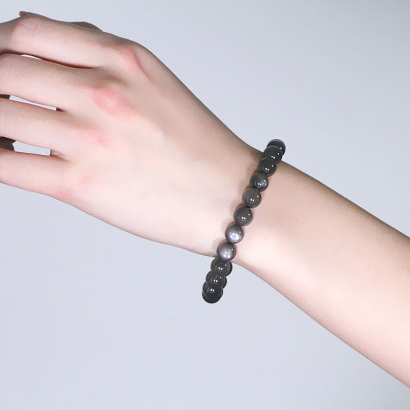 Wear FengShui Natural Moonstone Positive Love Beads Bracelet