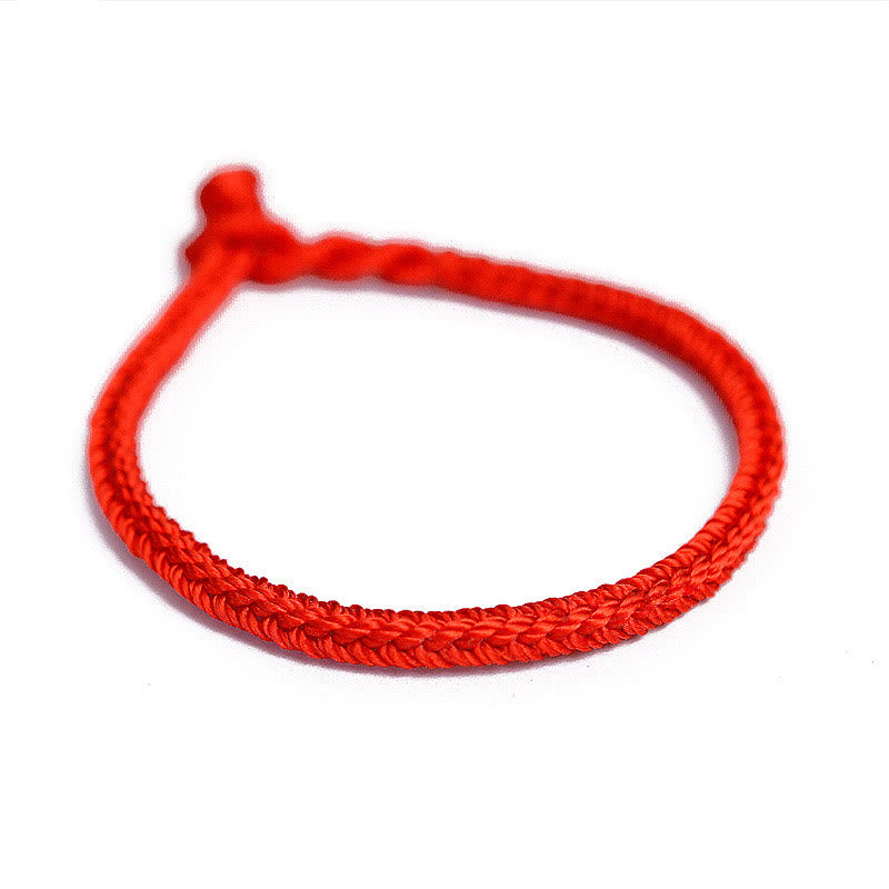 Wear FengShui Tibetan Handmade Eight Thread Peace Knot Protection Braided String Bracelet