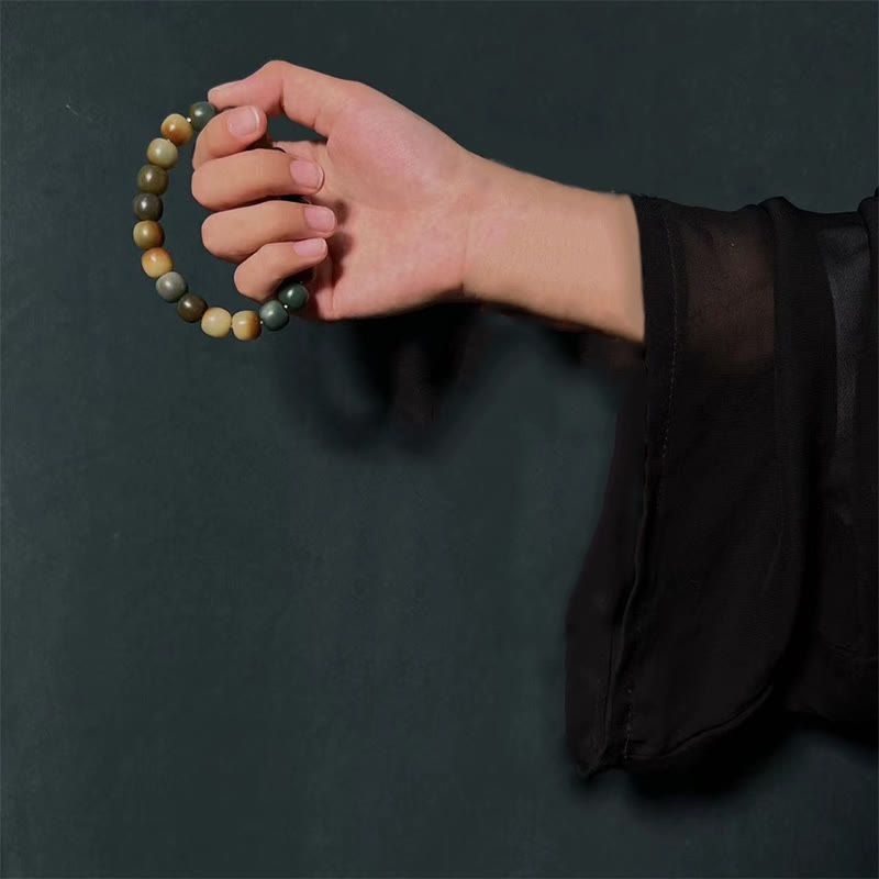 Wear FengShui 108 Mala Beads Bodhi Seed Peace Wisdom Bracelet Wrist Mala Pocket Mala