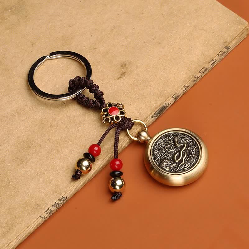 Wear FengShui 12 Chinese Zodiac Blessing Wealth Fortune Keychain