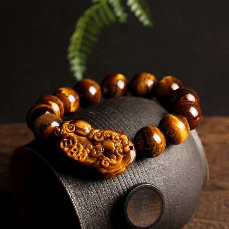 Wear FengShui Natural Tiger Eye Wealth Bracelet