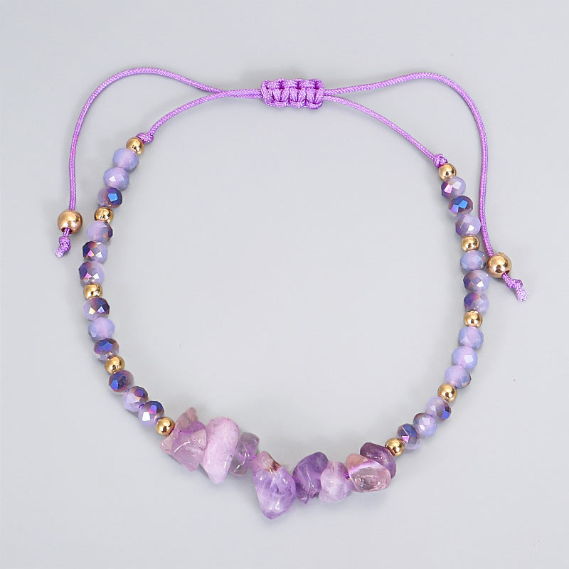Wear FengShui Amethyst Purify Knit Bracelet