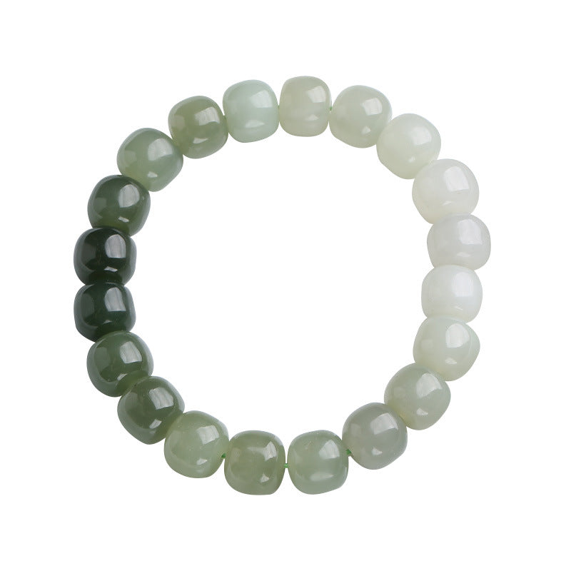 Wear FengShui Gradient Jade Luck Blessing Bracelet
