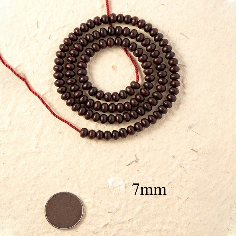 Wear FengShui Natural Tibet 108 Mala Beads Purple Bodhi Seed Wealth Bracelet