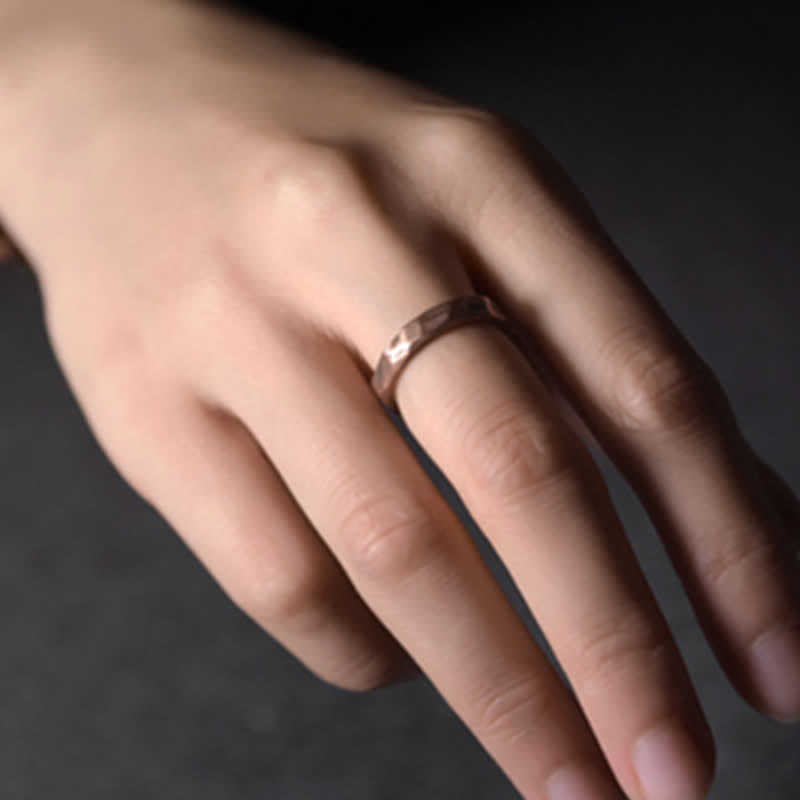Wear FengShui Tibetan Simple Design Copper Wealth Ring