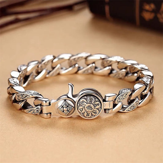 Wear FengShui Tibet Om Mani Padme Hum Double Dorje Vajra Creativity Bracelet
