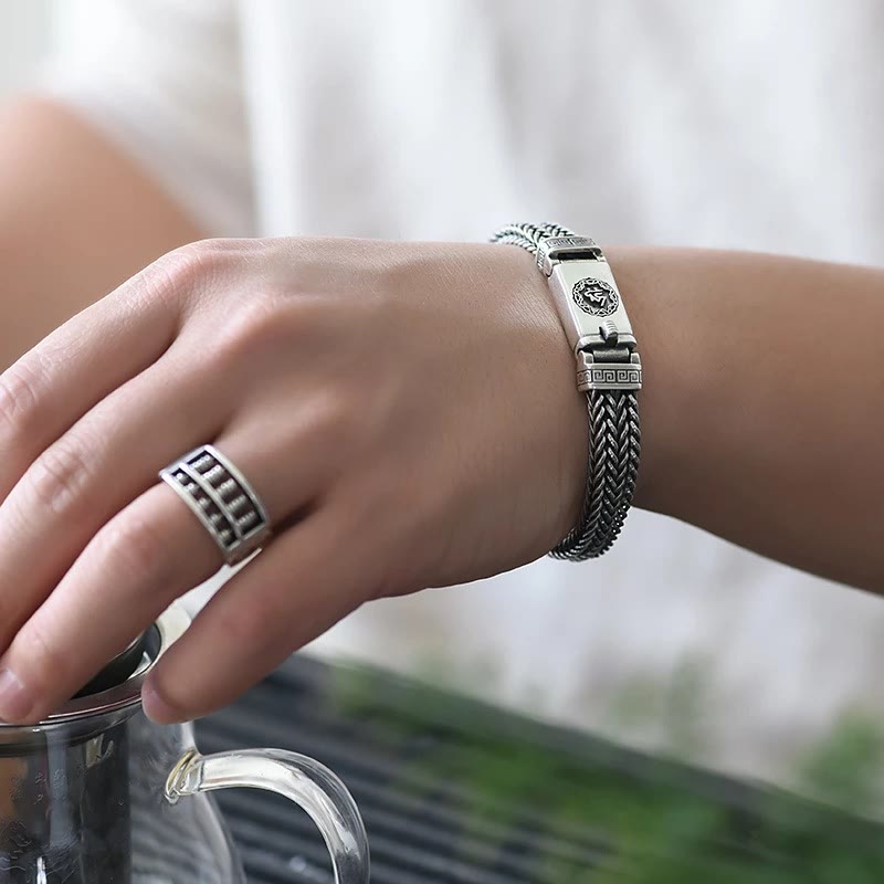 Wear FengShui Om Mani Padme Hum Purity Peace Braid Style Bracelet