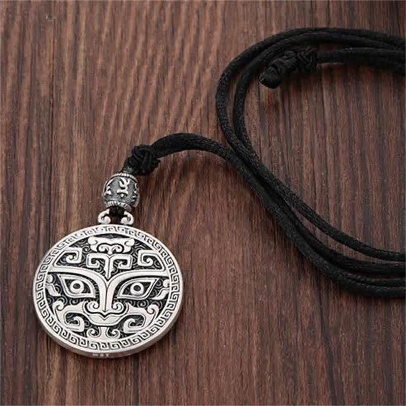Wear FengShui Lucky FengShui Mythological Creature Taotie Wealth Necklace Pendant