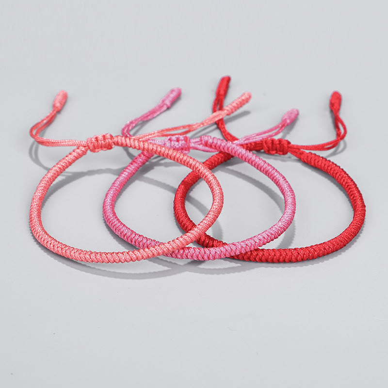 Wear FengShui Tibetan 3Pcs King Kong Knot Protection Braided Bracelet