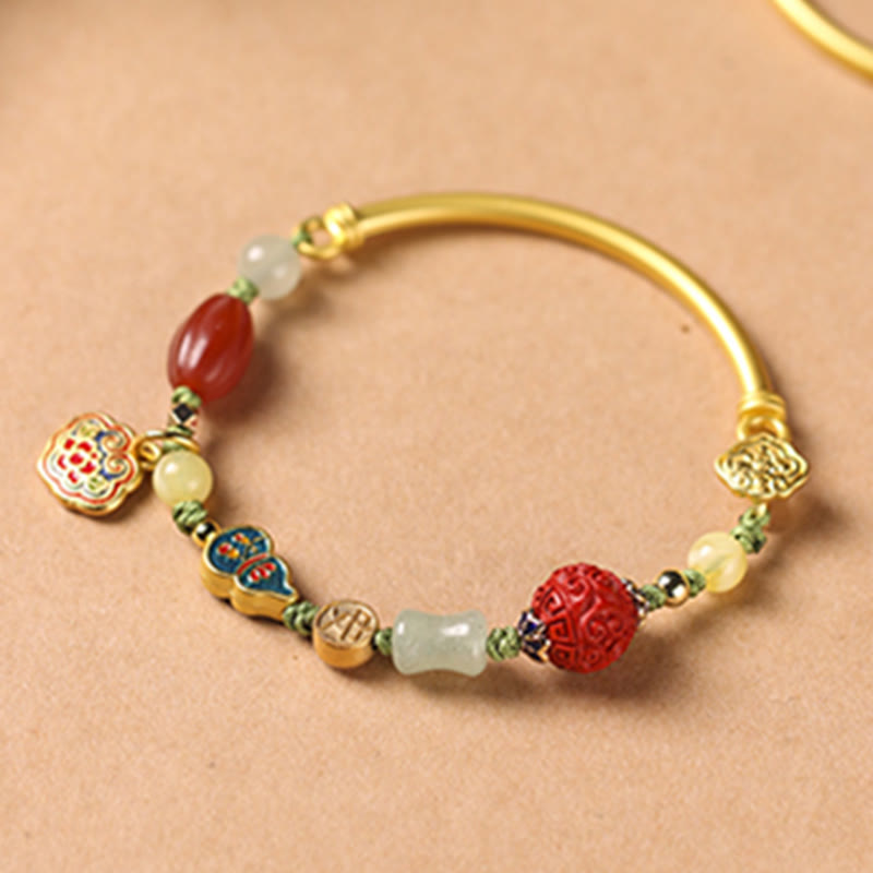 Wear FengShui Tibetan Auspicious Clouds Fortune Happiness Wealth Luck Bracelet
