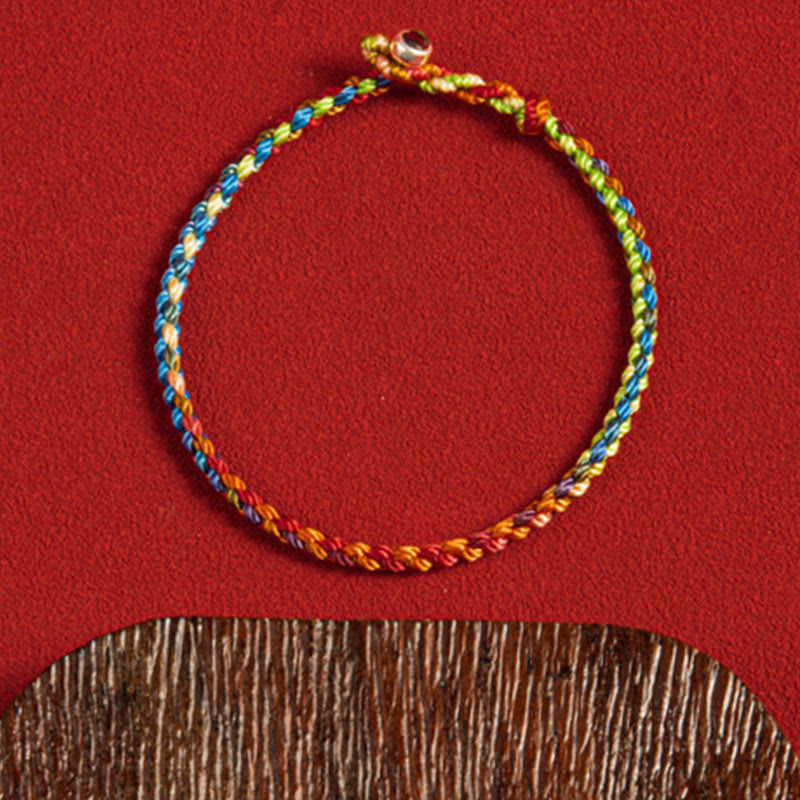 Wear FengShui "May you be blessed with peace and safety in all four seasons" Lucky Multicolored Bracelet